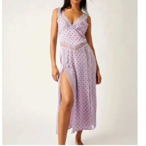 intimately free people Bad for you Petal Combo Slip Dress night gown size xs - Picture 11 of 11